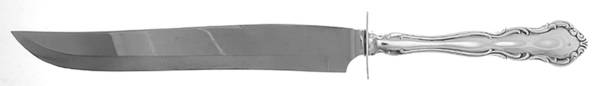 My Love (Sterling, 1958) Large Carving/Roast Knife StnlBl w/Sterling Guard