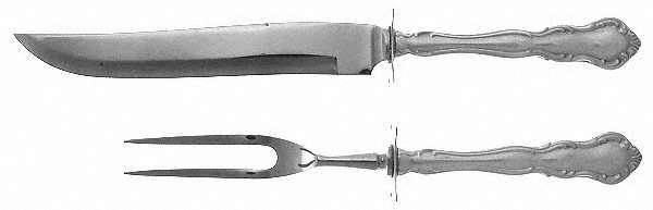 My Love (Sterling, 1958) Small Steak 2-Piece Carving Set w/Stainless Blade
