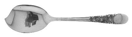 Nine Flowers (Silverplate, 1933) Large Solid Jelly Server
