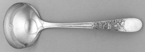 Nine Flowers (Silverplate, 1933) Solid Gravy Ladle