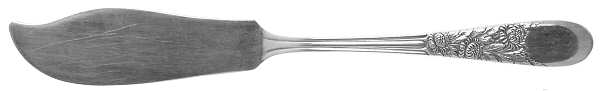 Nine Flowers (Silverplate, 1933) Flat Handle Master Butter Knife