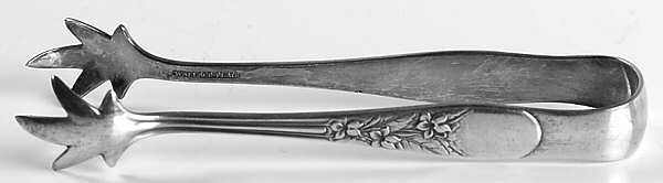 Nine Flowers (Silverplate, 1933) Sugar Tongs
