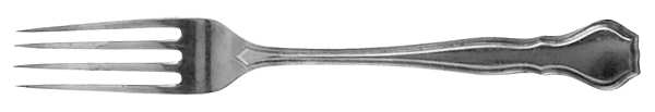 Nile (Sterling, 1908, No Monograms) Solid Youth Tea Fork