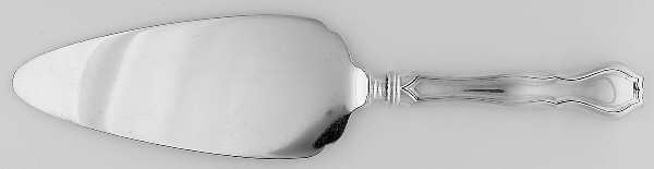 Nile (Sterling, 1908, No Monograms) Pie Server with Silverplate Blade