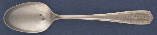 No. 44 (Sterling, 1910) Souvenir Spoon (Five O'Clock)