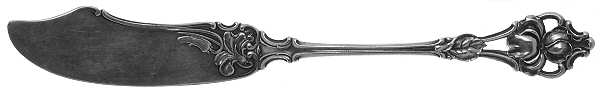 No. 80 (Sterling, 1909) Flat Handle Master Butter Knife