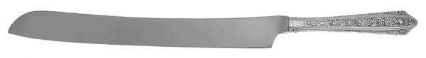 Normandie (Sterling, 1933) Wedding Cake Knife with Stainless Blade HC