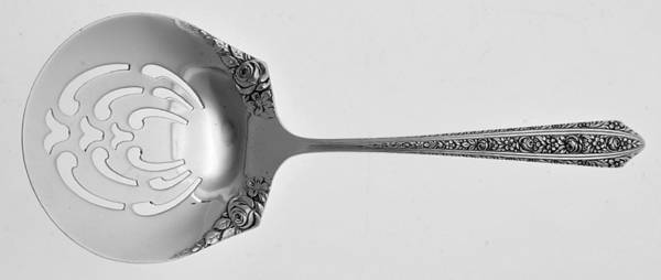 Normandie (Sterling, 1933) Solid Bon Bon Spoon with Pierced Bowl