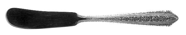 Normandie (Sterling, 1933) Flat Handle Butter Spreader