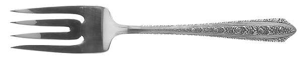 Normandie (Sterling, 1933) Small Solid Cold Meat Serving Fork