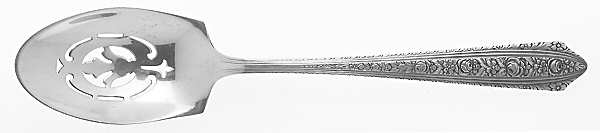 Normandie (Sterling, 1933) Pierced Bowl Short Handle Olive Spoon