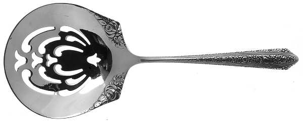 Normandie (Sterling, 1933) Solid Bon Bon Spoon with Pierced Bowl