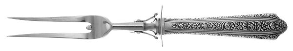 Normandie (Sterling, 1933) Large Stainless-Prong Roast Carving Fork