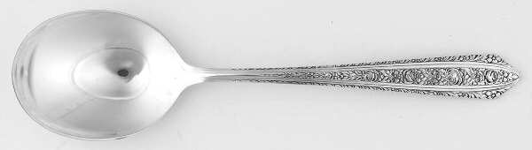 Normandie (Sterling, 1933) Round Bowl Soup Spoon (Cream Soup)