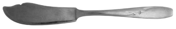 North Star (Stainless) Flat Handle Master Butter Knife