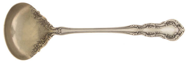 Irving (Sterling, 1900, R, W & S Stamp) Solid Piece Cream Ladle by Wallace Silver
