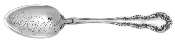 Irving (Sterling, 1900, R, W & S Stamp) Souvenir Spoon (Five O'Clock)