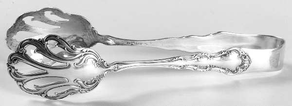 Irving (Sterling, 1900, R, W & S Stamp) Large Ice Serving Tongs