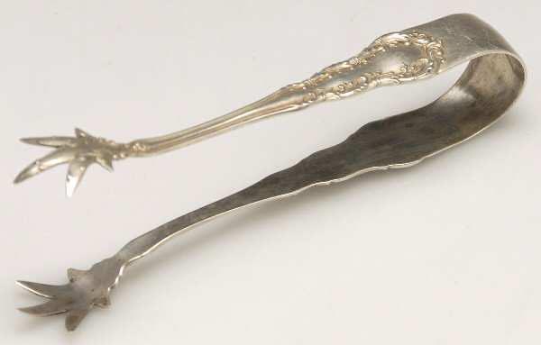 Irving (Sterling, 1900, R, W & S Stamp) Large Sugar Tongs