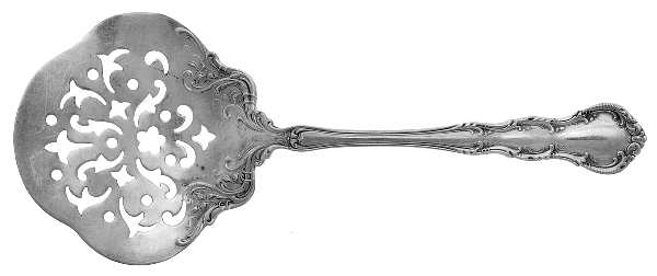 Irving (Sterling, 1900, R, W & S Stamp) Tomato Server, Solid Piece by Wallace Silver