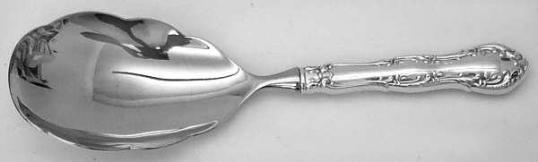 Irving (Sterling, 1900, R, W & S Stamp) Utility Serving Spoon with Stainless Bowl