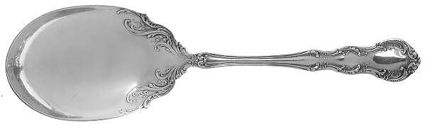 Irving (Sterling, 1900, R, W & S Stamp) Solid Salad Serving Spoon