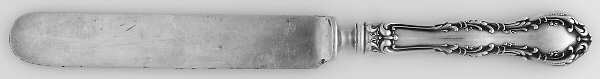 Irving (Sterling, 1900, R, W & S Stamp) Blunt Hollow Knife with Bolster