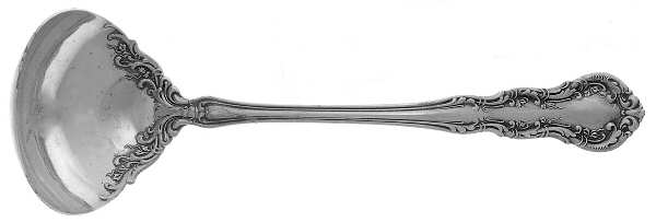 Irving (Sterling, 1900, R, W & S Stamp) Solid Piece Cream Ladle by Wallace Silver