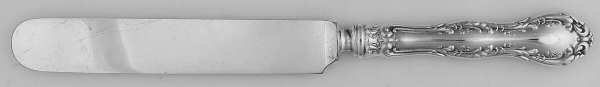 Irving (Sterling, 1900, R, W & S Stamp) Blunt Hollow Knife with Bolster