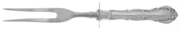 Irving (Sterling, 1900, R, W & S Stamp) Small Carving Fork W/Sterling Guard