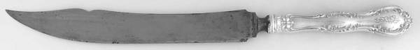 Irving (Sterling, 1900, R, W & S Stamp) Large Stainless Blade Roast Carving Knife