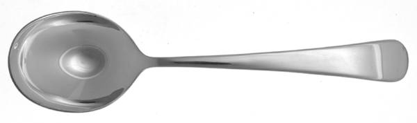 Old Guilford (Silverplate, 1981) Round Bowl Soup Spoon (Gumbo)