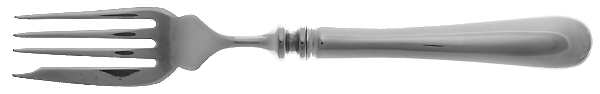 Old Guilford (Silverplate, 1981) Individual Hollow Fish Fork, Stainless Tines