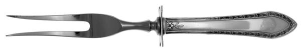 Orange Blossom (Sterling, 1923) Small Carving Fork W/Sterling Guard