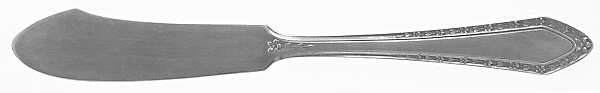 Orange Blossom (Sterling, 1923) Flat Handle Butter Spreader