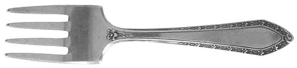 Orange Blossom (Sterling, 1923) Baby Fork