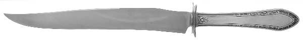 Orange Blossom (Sterling, 1923) Large Carving/Roast Knife StnlBl w/Sterling Guard