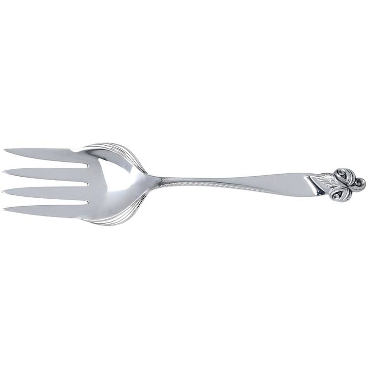 Orchid Elegance (Sterling, 1956) Solid Salad Serving Fork