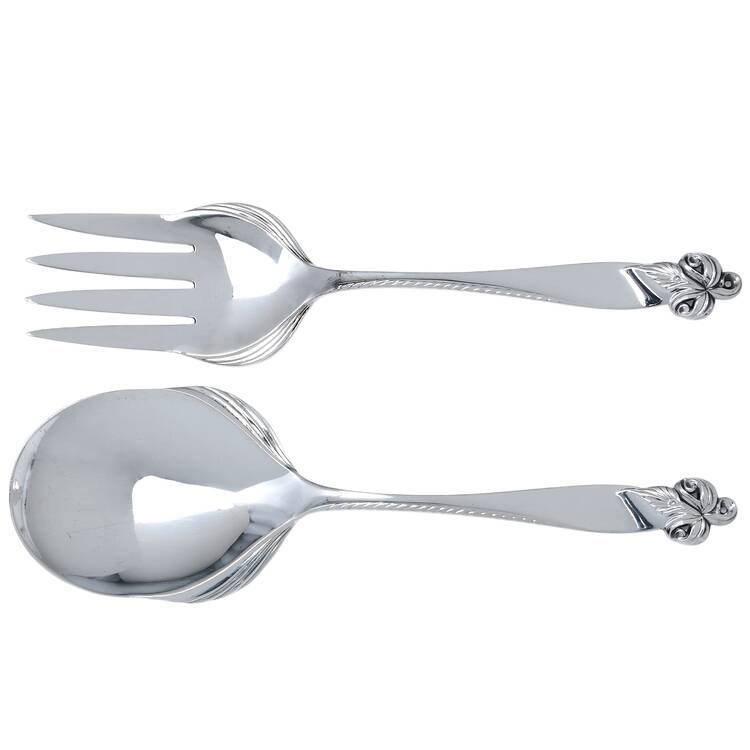 Orchid Elegance (Sterling, 1956) (2 Pc) Solid Salad Set