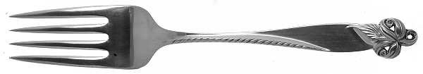 Orchid Elegance (Sterling, 1956) Individual Salad Fork