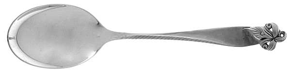 Orchid Elegance (Sterling, 1956) Dessert/Oval Soup Spoon