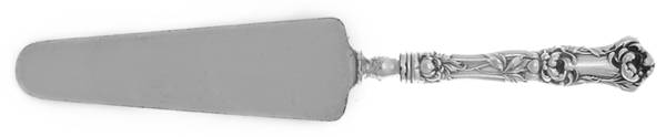 Peony (Sterling, 1906, No Monograms) Cake Knife with Silverplate Blade