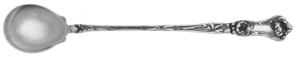Peony (Sterling, 1906, No Monograms) Long Handle Chocolate Muddler Spoon