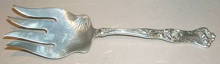 Peony (Sterling, 1906, No Monograms) Solid Salad Serving Fork