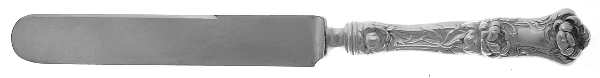 Peony (Sterling, 1906, No Monograms) Old French Hollow Knife with Bolster