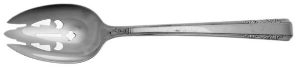 Personality (Silverplate, 1938, No Monograms) Pierced Tablespoon (Serving Spoon) HC
