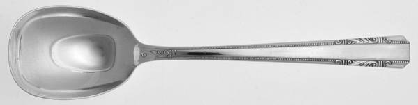 Personality (Silverplate, 1938, No Monograms) Sugar Spoon