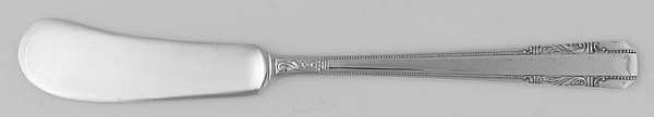 Personality (Silverplate, 1938, No Monograms) Flat Handle Butter Spreader