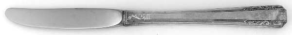 Personality (Silverplate, 1938, No Monograms) Modern Hollow Grille Knife