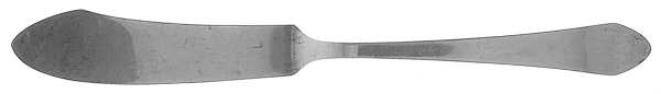 Plain Colonial (Sterling) Flat Handle Master Butter Knife